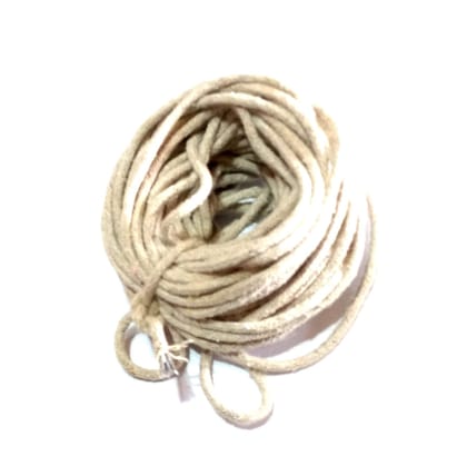Nawani 20 Meter 6mm Natural Beige Cotton Twisted Cord Braided Rope