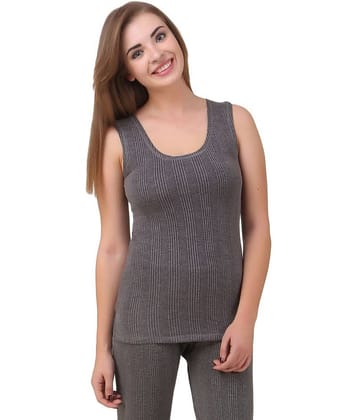 HAP Charcoal Thermal Sleeveless Topwear
