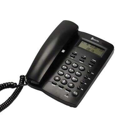 Beetel M56 Caller ID Corded Landline Phone with 16 Digit LCD Display & Adjustable Contrast,2Ways Speaker Phone, 30 Incoming and 5 Outgoing Memory, Solid Build Quality,Classic Design (Black)(M56) Beetel M56 Caller ID Corded Landline Phone with 16 Digit LCD Display & Adjustable Contrast,2Ways Speaker Phone, 30 Incoming and 5 Outgoing Memory, Solid Build Quality,Classic Design (Black)(M56)