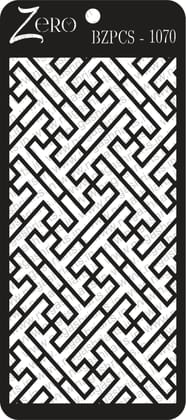 Brand Zero Pratibimb Craft Stencil - Code: BZPCS-1070 - Select Your Preferred Size