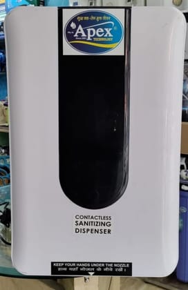 Apex Contactless Hand Sanitizer Dispenser (White, 8L) | Automatic Ultrasonic Sensor | Commercial & Public Use