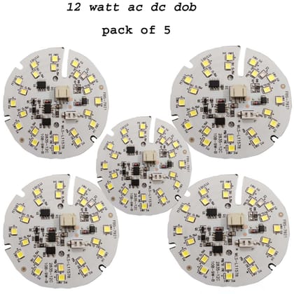 12 Watt AC DC DOB Rechargeable led Bulb repairing KIT (PACK OF 5)