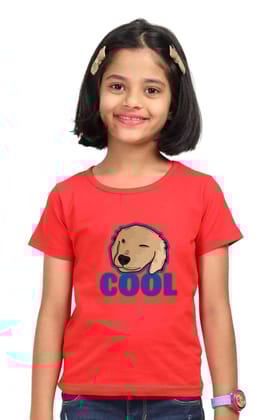 Round Neck T-Shirt (Girls) - Labra-dorable (4 Colours)