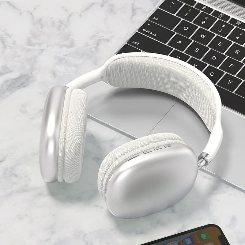 P9 Wireless, Bluetooth 5.1 Over Ear Stereo Headphones - Mic, Ergonomic Adjustable Design, 24 Hours Battery Life, Hi-Fi Sound, Wireless Headset for Music and Calls (Assorted)