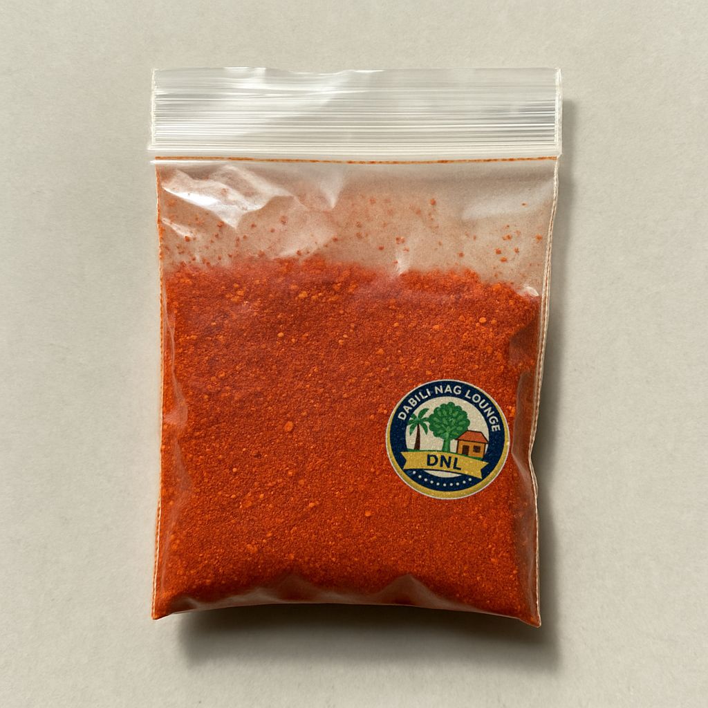 Dabili Nag Lounge's red chilli powder