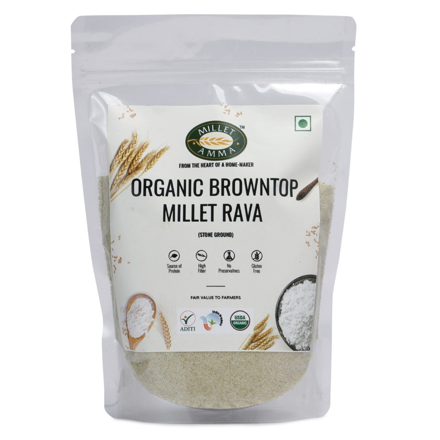 Brown Top Rava