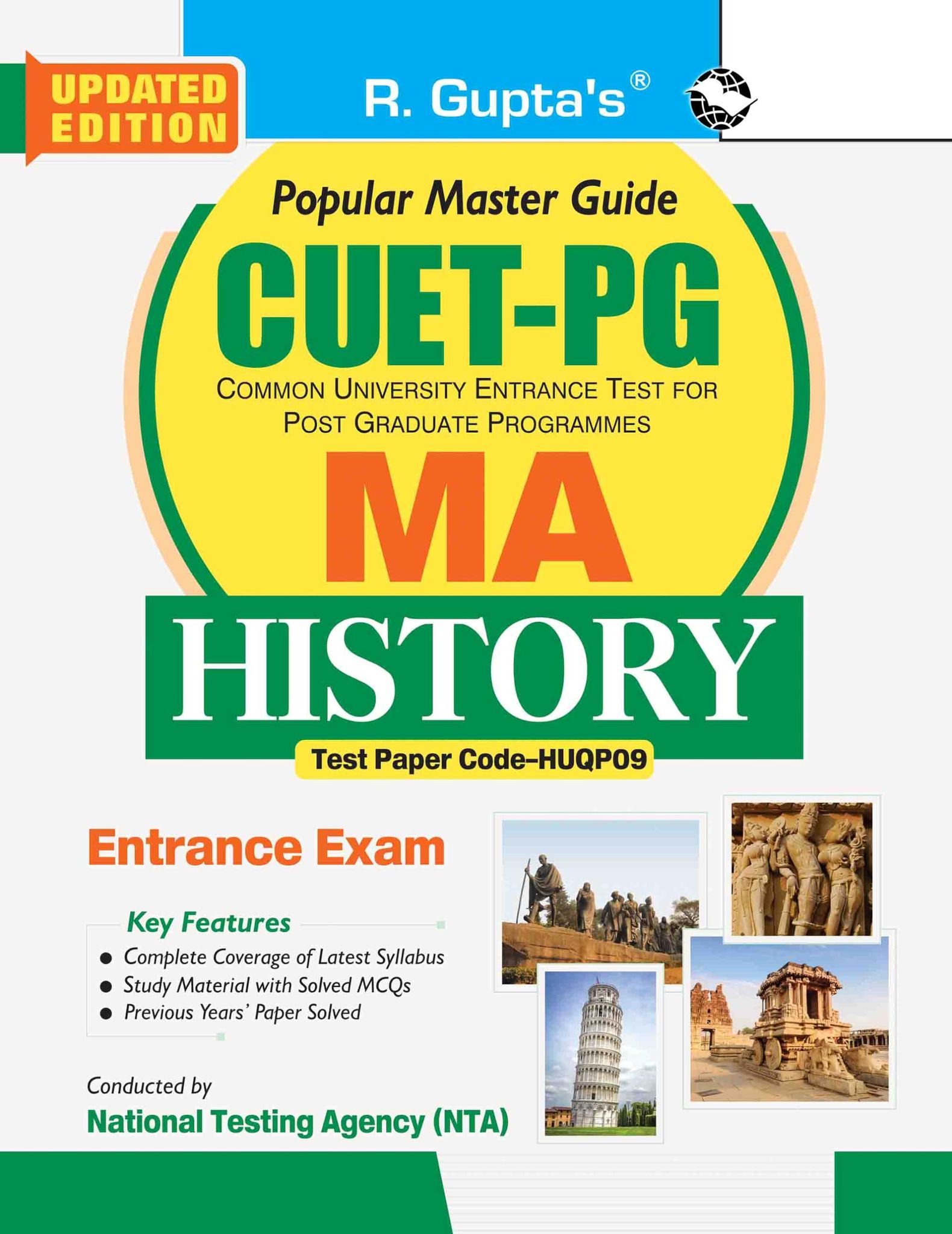 CUET-PG: MA-History / MA-History & Archaeology Entrance Exam Guide (R-2245)