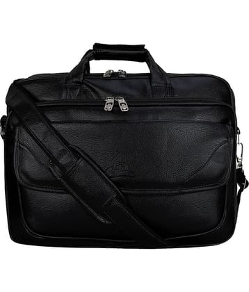 Leather World - Black P.U Office Bag