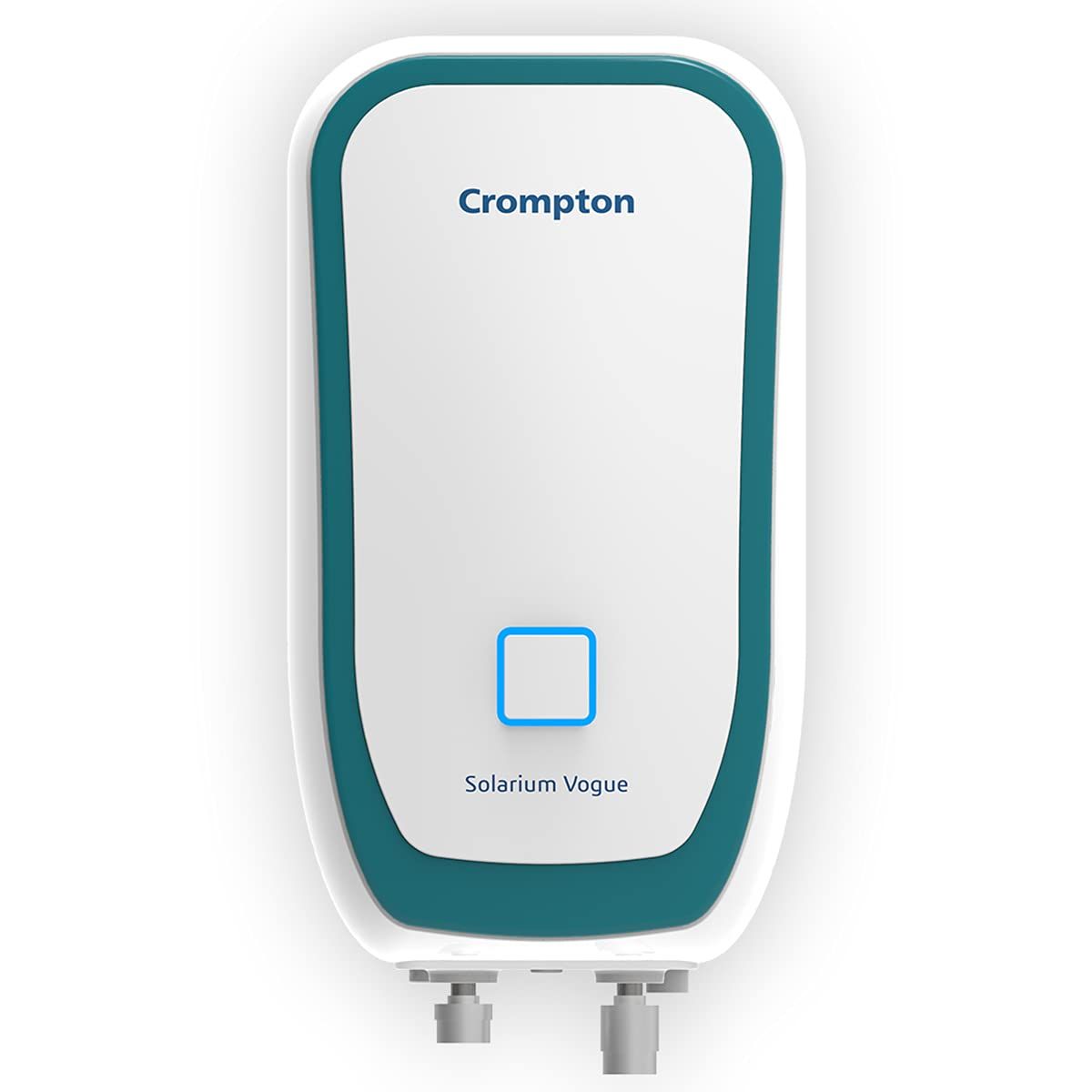 Crompton Solarium Vogue 3-Litre, 3KW Instant Water Heater/Geyser with free Installation & Pipe (White and Turquoise Blue) Crompton Solarium Vogue 3-Litre, 3KW Instant Water Heater/Geyser with free Installation & Pipe (White and Turquoise Blue) - White & 
