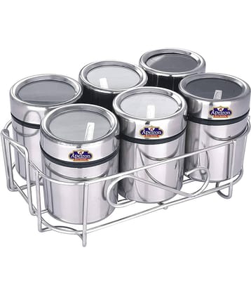 APEIRON Masala dabba  Steel Spice Container Set of 6 1050 mL