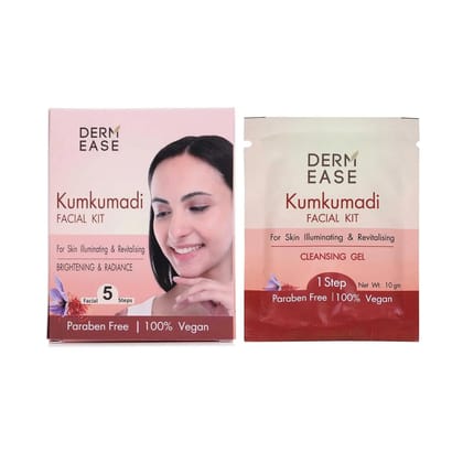 Dermease Kumkumadi Facial Kit for Glow & Clear Skin