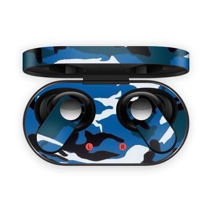Blue Camo OnePlus Nord Buds Skin
