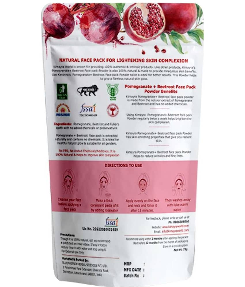 Kimayra - Radiant Glow Face Pack for All Skin Type ( Pack of 1 )