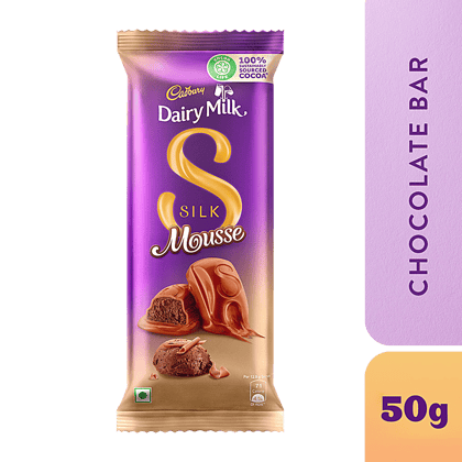 Cadbury Dairy Milk Silk Dairy Milk Silk Mousse - Chocolate Bar, 50 g