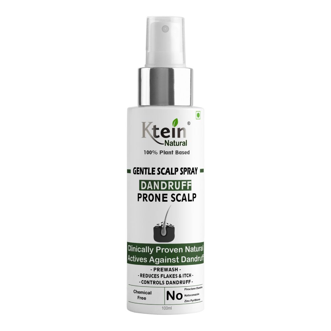 Ktein Natural 100% Plant Based Gentle Scalp Dandruff Spray (100ml)