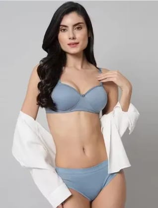 TheLingerieDoctor - Bra & Panty Set - Solid - Multicolor - Lingerie Set (Pack Of 2) TheLingerieDoctor - Bra & Panty Set - Solid - Multicolor - Lingerie Set (Pack Of 2)