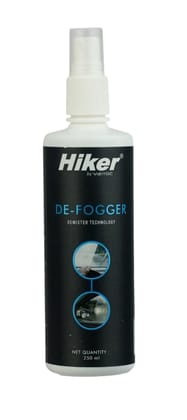Hiker by Varroc De-Fogger 250 ml | Anti-Fog Solution for Car Windshield | Improve Visibility in the Rain Hiker by Varroc De-Fogger 250 ml | Anti-Fog Solution for Car Windshield | Improve Visibility in the Rain