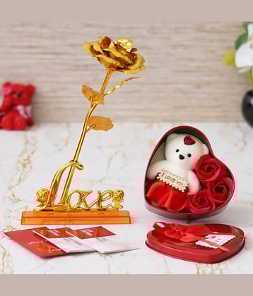 eCraftIndia Red Paper Valentine Hamper