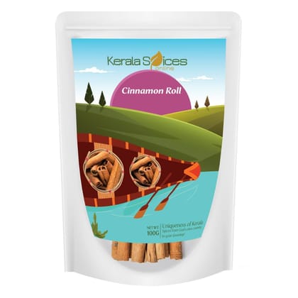 Kerala Spices Cinnamon Roll Stick 100 gm Finest Dalchini Stick Whole Spices Kerala Spices Cinnamon Roll Stick 100 gm Finest Dalchini Stick Whole Spices