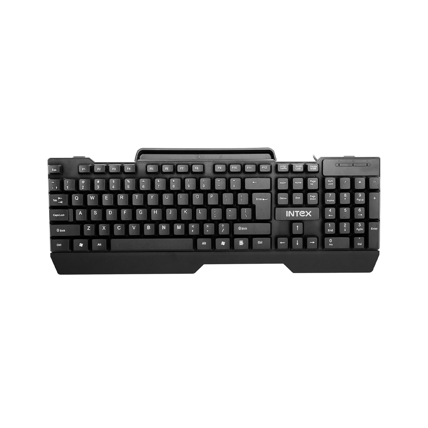 Intex Swift Wired Keyboard (Corona Pro IT-KB333) | USB Plug & Play