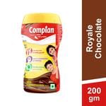 Complan Royale Chocolate Nutritious Health Drink - Vitamin C & A Supports Kids Immune, Clinically Proven For 2X Faster Growth Formula, 200 G Jar Complan Royale Chocolate Nutritious Health Drink - Vitamin C & A Supports Kids Immune, Clinically Proven For 2X Faster Growth Formula, 200 G Jar
