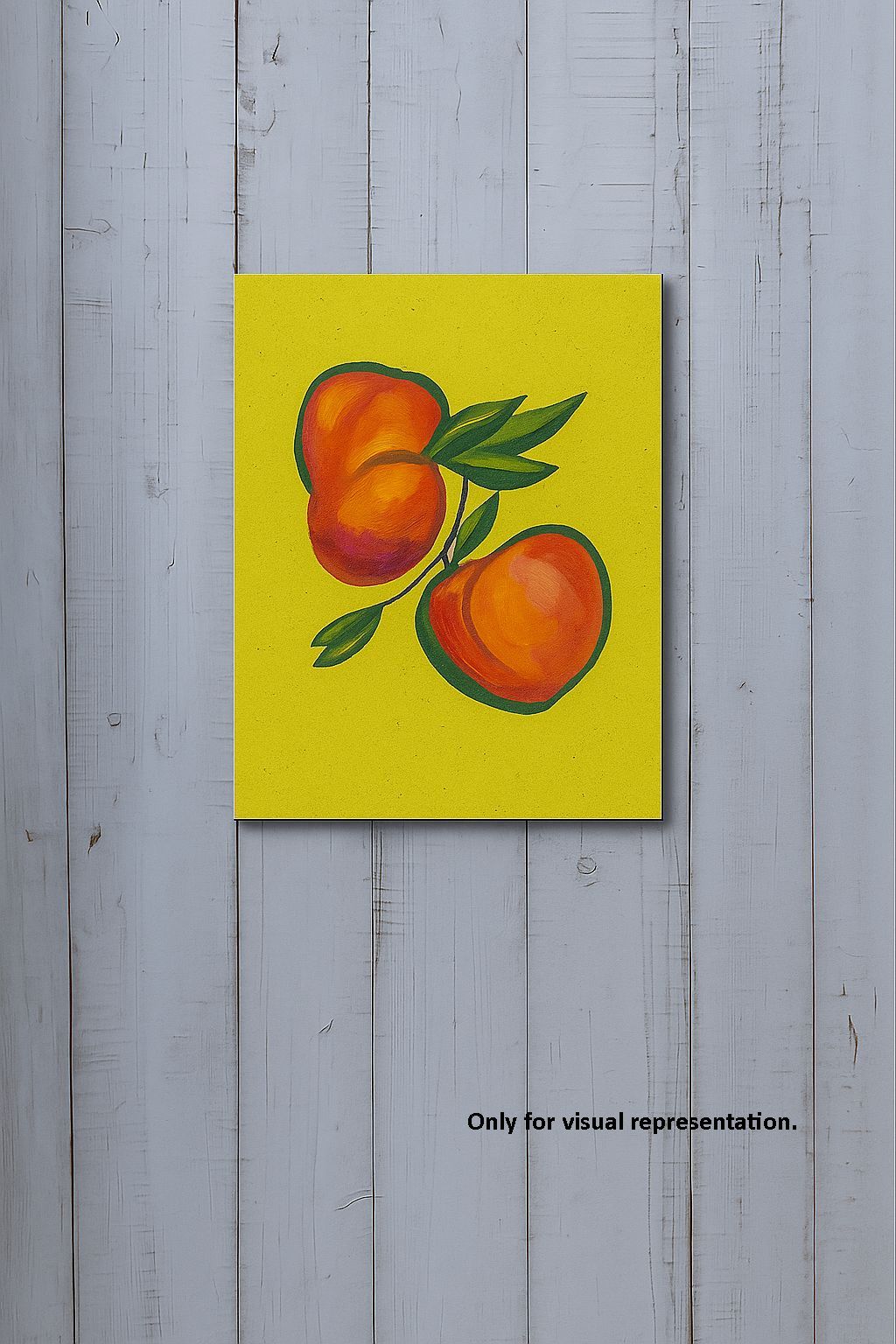 Dbeautify's MDF DIY Traditional Painting – Peach Fruit