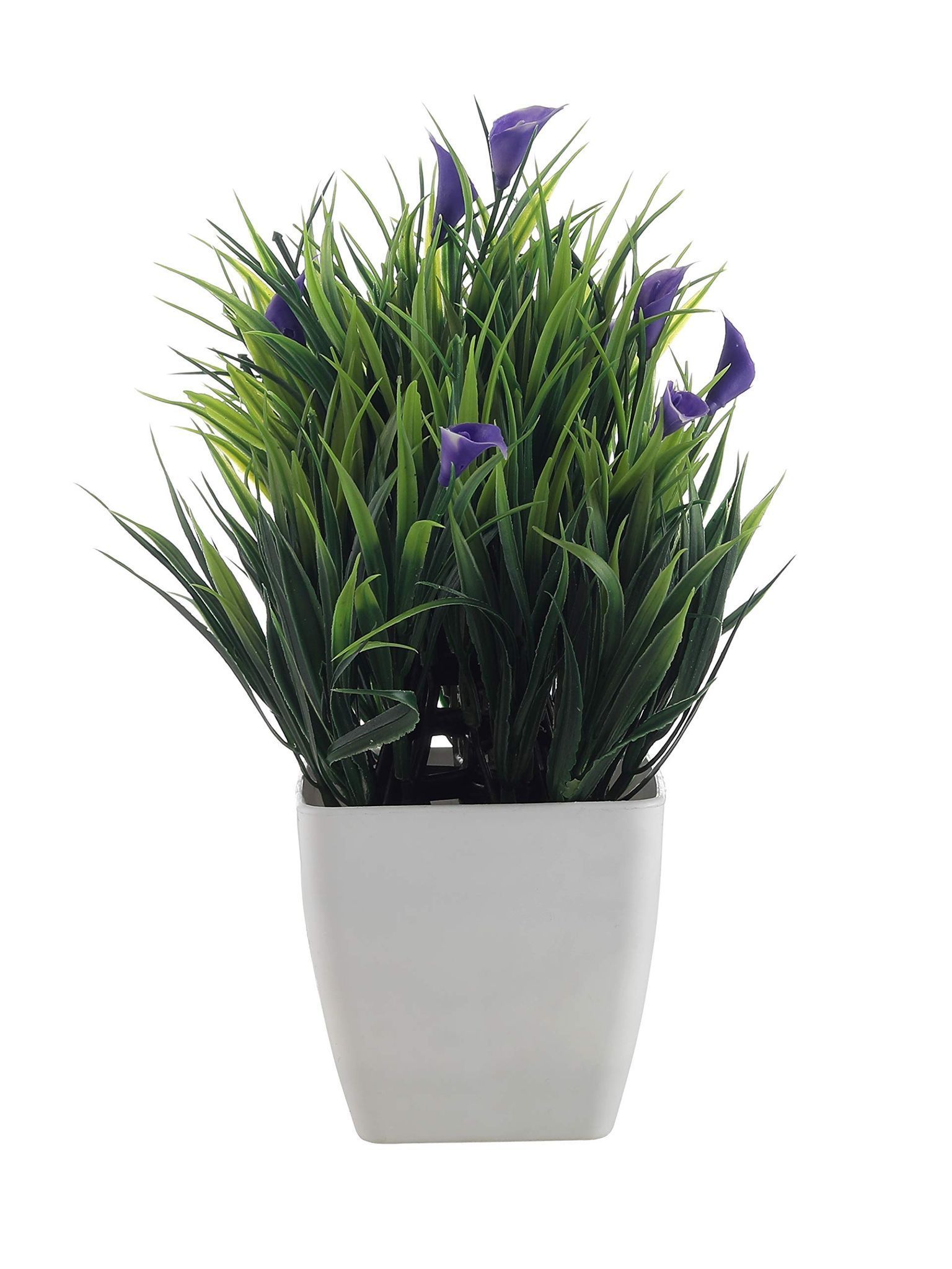 Foliyaj Artificial Purple Cynthia Plant|Artificial Flower|Home D�cor