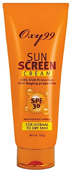 OXY99 SUNSCREEN SPF 30 100GM | Buy 1 Get 1 Free | (100Gram x 2)