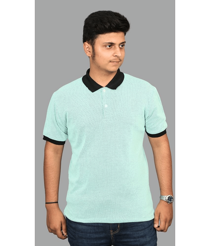 Forbro - Sea Green Cotton Regular Fit Men's Sports Polo T-Shirt ( Pack of 1 )