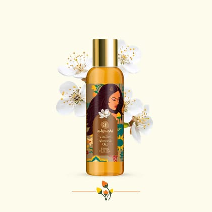 ashpveda Cold Pressed Almond Oil for Skin and Hair
