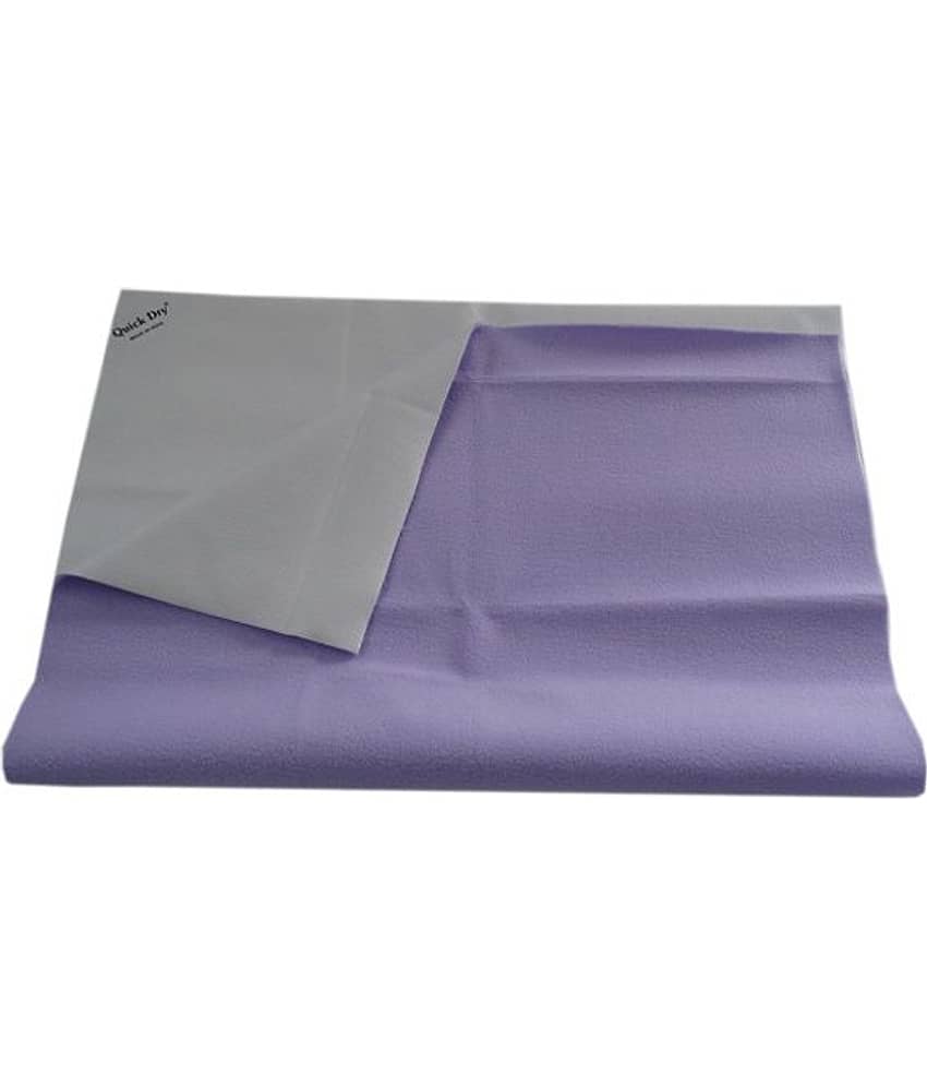 Quick Dry Plain Waterproof sheet Single Bed Liliac Rubber Sheet