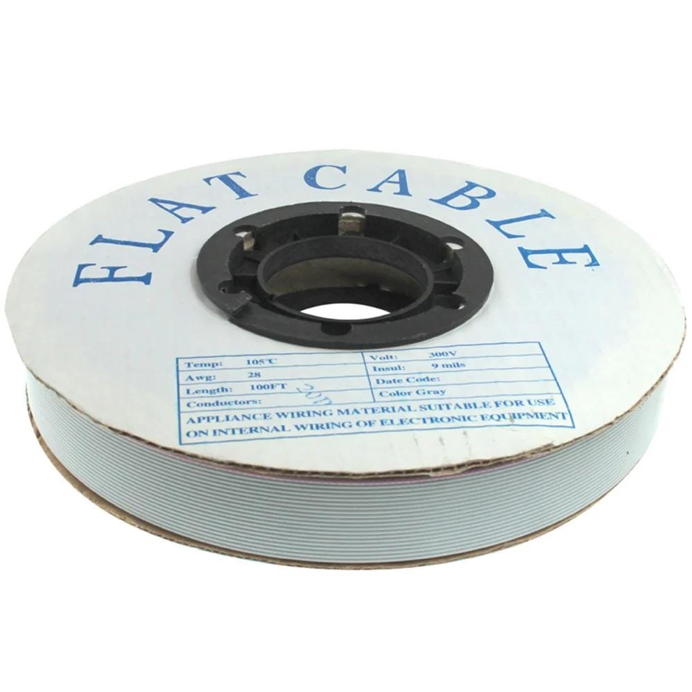 Flat Ribbon Cable 100ft Roll - 34Pin FRC Computer Cable