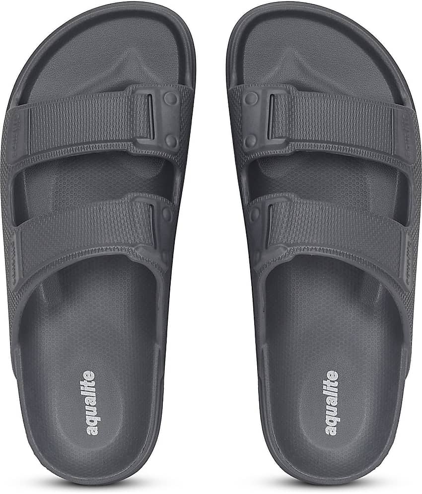 Aqualite Grey Men's Slide Flip Flop