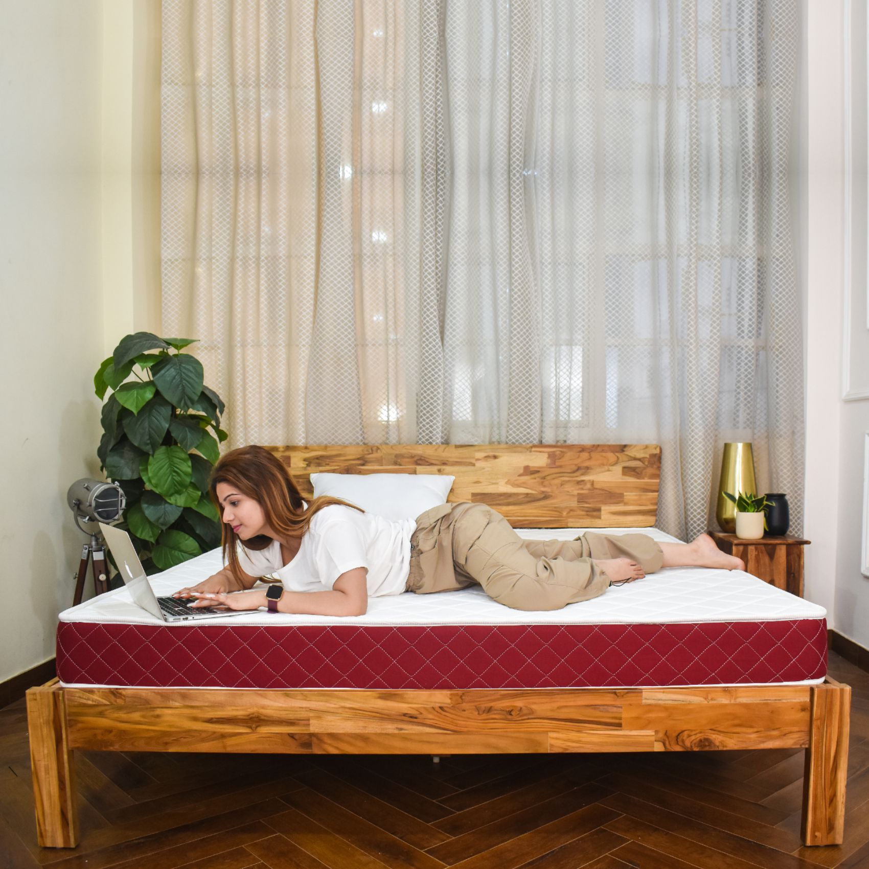 COIRFIT Magic Orthopedic Dual Comfort For Back Pain Relief 4 inch Double Coir Mattress