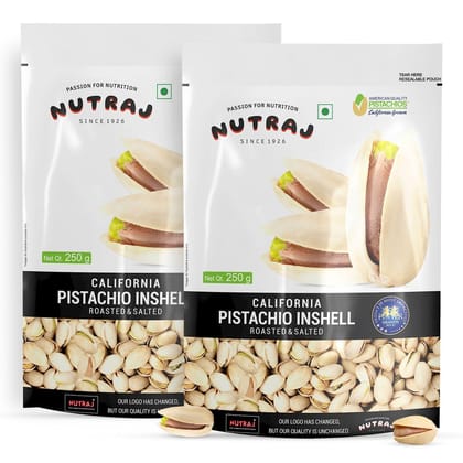 Nutraj California Roasted Salted Pistachios 500g (250g X 2) Nutraj California Roasted Salted Pistachios 500g (250g X 2)