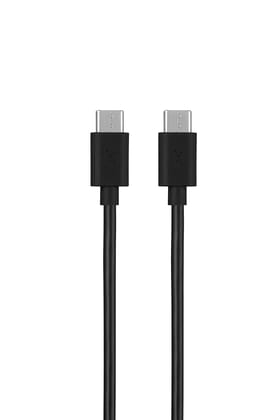 FLiX (Beetel) USB Type C to Type C PVC Data Sync & 18W PD Smartphone Fast Charging Cable, Made in India, 480Mbps Data Sync, Solid Cable, 1.2 Meter Long USB Cable for Type C Devices Black XCD-C201 FLiX (Beetel) USB Type C to Type C PVC Data Sync & 18W PD Smartphone Fast Charging Cable, Made in India, 480Mbps Data Sync, Solid Cable, 1.2 Meter Long USB Cable for Type C Devices Black XCD-C201