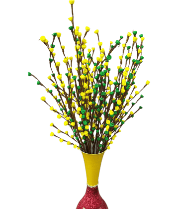 Fab n Style Orchids Multicolour Artificial Flowers Bunch - Pack of 1