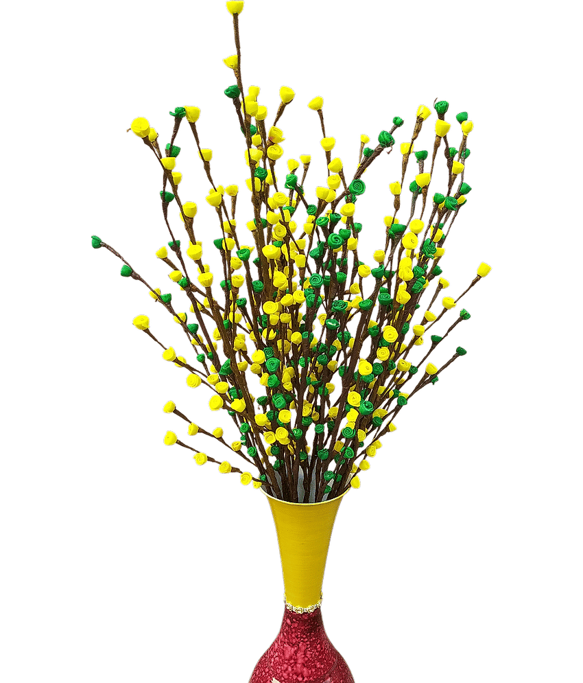 Fab n Style Orchids Multicolour Artificial Flowers Bunch - Pack of 1