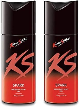Ks Skylite (Kamasutra) Deo For Men, Spark, 150 ml (PACk Of 2)