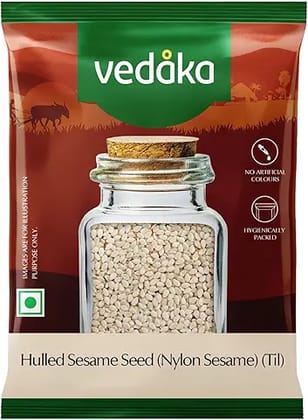 Amazon Brand - Vedaka Hulled Seame Seed
