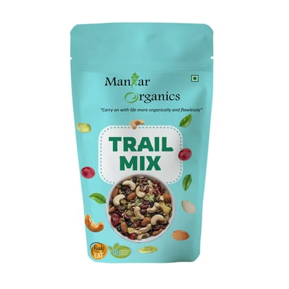 ManHar Organics Trail Mix 900g | Nuts, Seeds & Dried Fruits Blend | High Protein, Energy Snack | No Added Sugar | Preservative-Free
