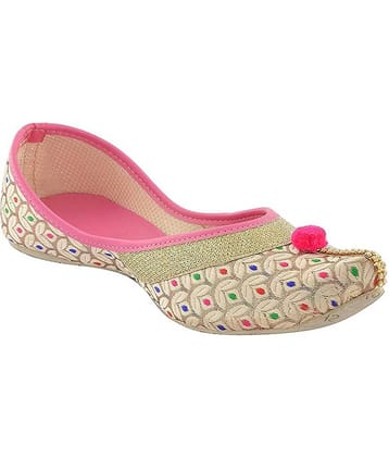 Anjaneya Creations Pink Ethnic Footwear