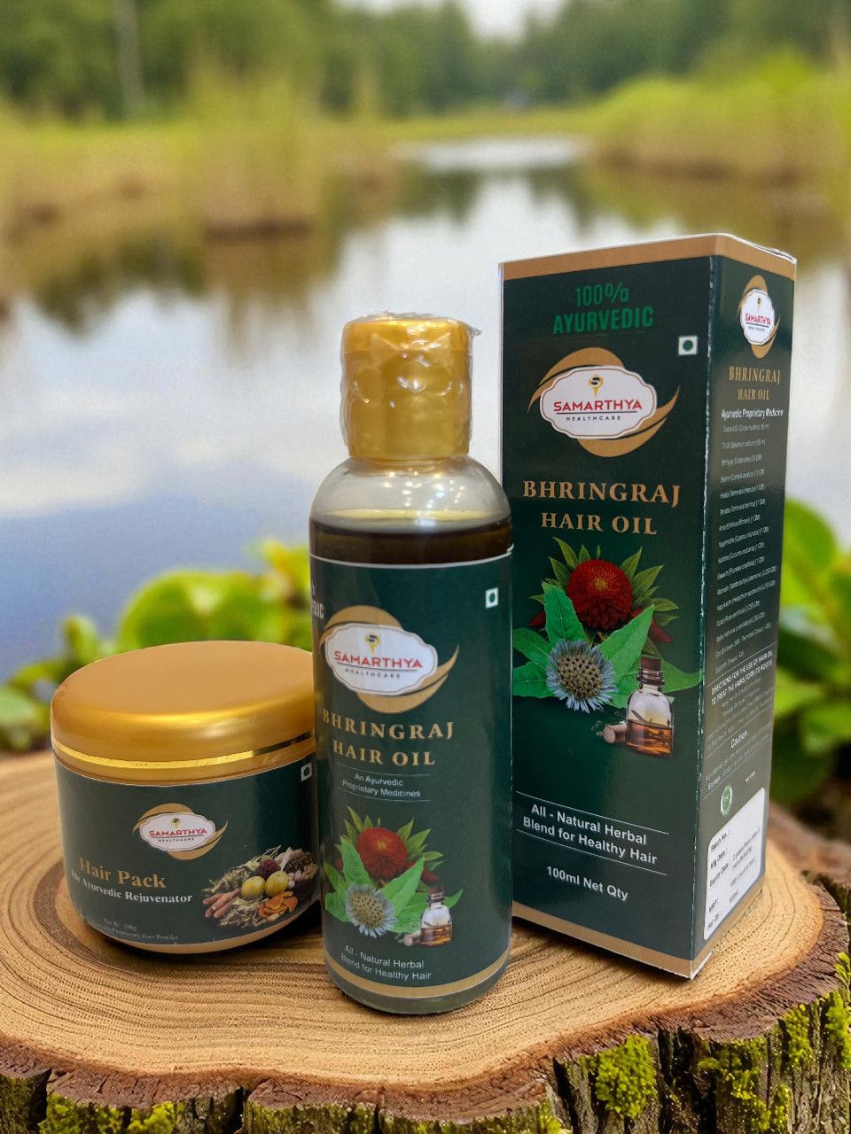 Samarthya Hair Oil & Hair Pack Combo | Hair Care