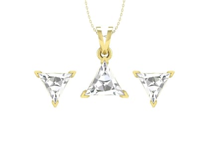 Timeless Triangle Solitaire Set