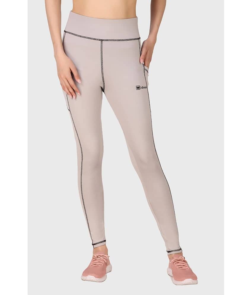 IDASS - Lycra Slim Fit Light Grey Women's Jeggings ( Pack of 1 )