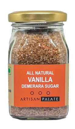 Artisan Palate All Natural Vanilla Demerara Sugar 150gm