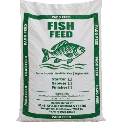 PADO FISH FEED - 50 kg - One 50 kg bag