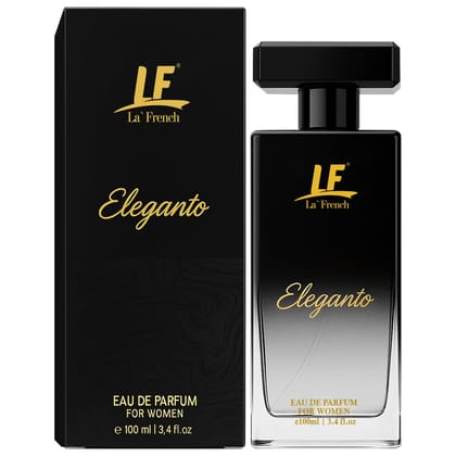 La French Eleganto Perfume for Women- 100ml | Premium Eau De Parfum | Long Lasting Fresh Floral Fragrance | Ideal for Special Occasions | Luxury Scent for Her La French Eleganto Perfume for Women- 100ml | Premium Eau De Parfum | Long Lasting Fresh Floral Fragrance | Ideal for Special Occasions | Luxury Scent for Her