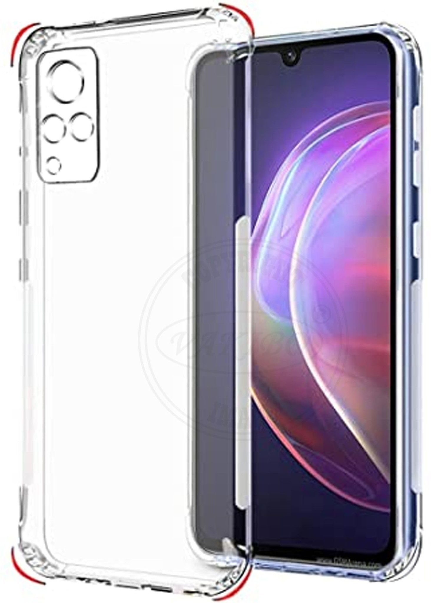 PLUGTECH TPU Ultra Hybrid Clear Camera Protection Back Cover Case for Vivo V21 4G, 5G