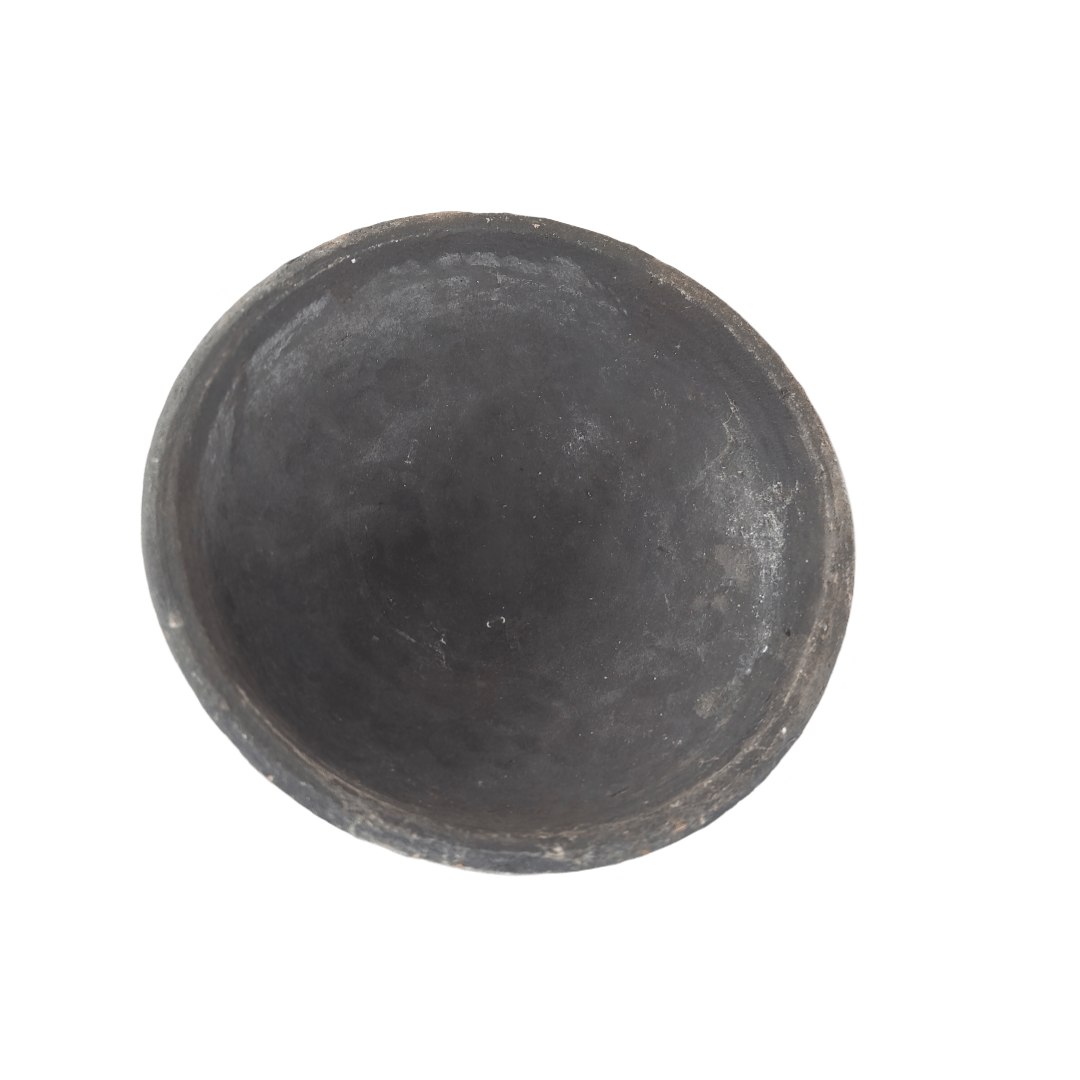 Handmade Black Clay Bowl for Cooking and Serving 1 anchu